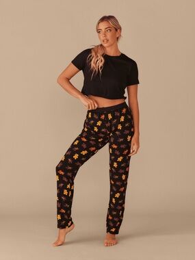 MeUndies Women’s Modal Lounge Pajama Pants XL Fall Leaves Print